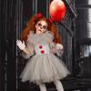 Christmas Day Children Girls Dresses Mesh Princess Dress Set Children Halloween Performance Costumes