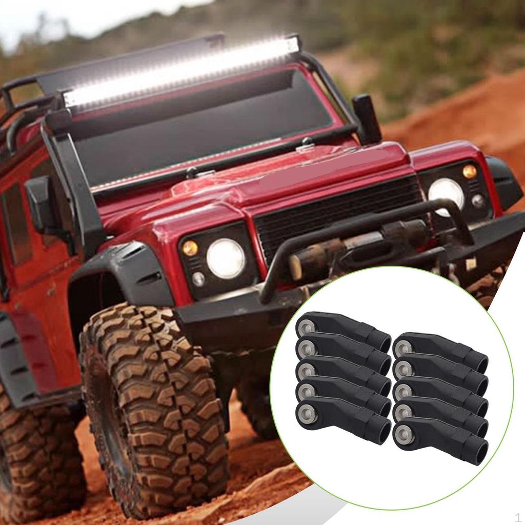 10 Pcs M4 Ball Joint Heads for RC Cars, Universal Remote Control Toys, 1/10 And 1/8 Crawler