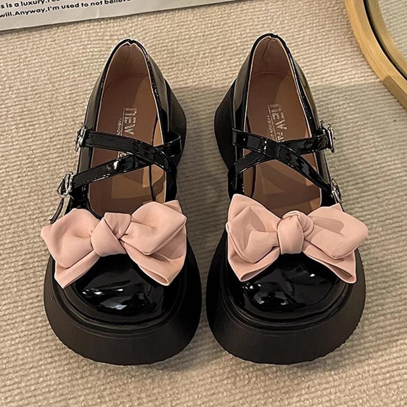 Black girls' leather shoes2026New summer casual and fashionable princess-style single shoes for girls, with soft soles, designed for older children