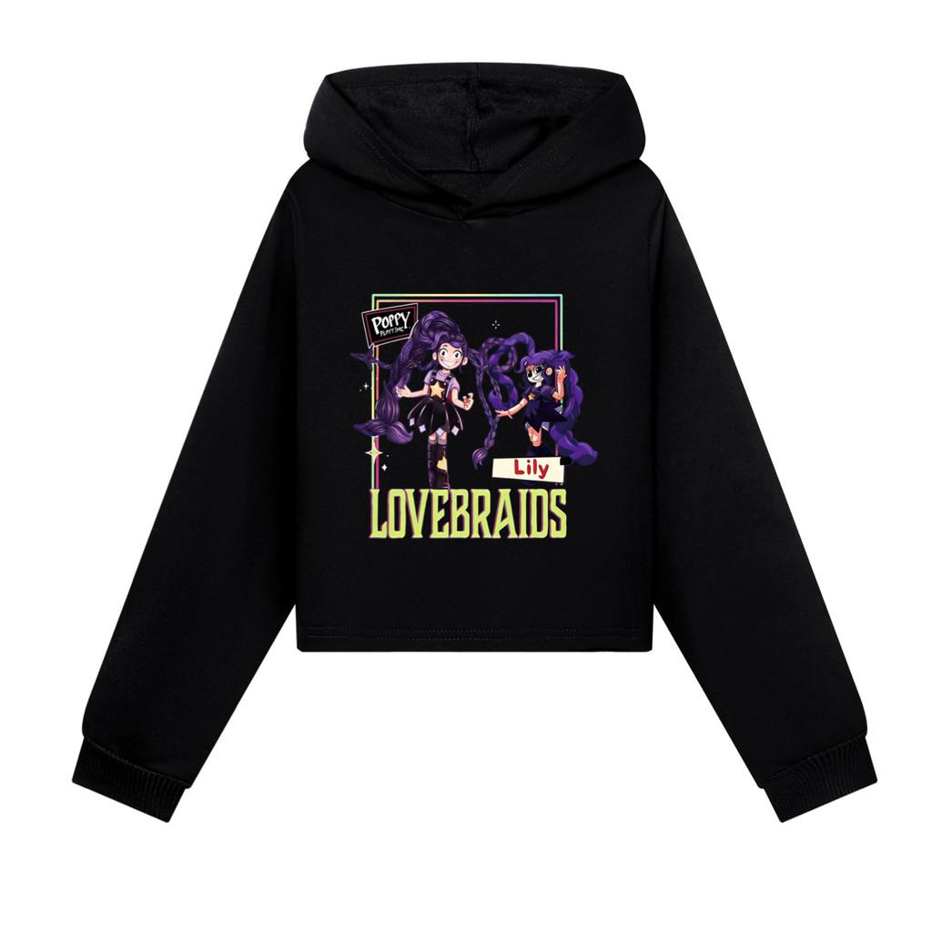 5594 Детские Девочки Лили Lovebraids С Принтом Обычный Приталенный Длинный Рукав Толстовки