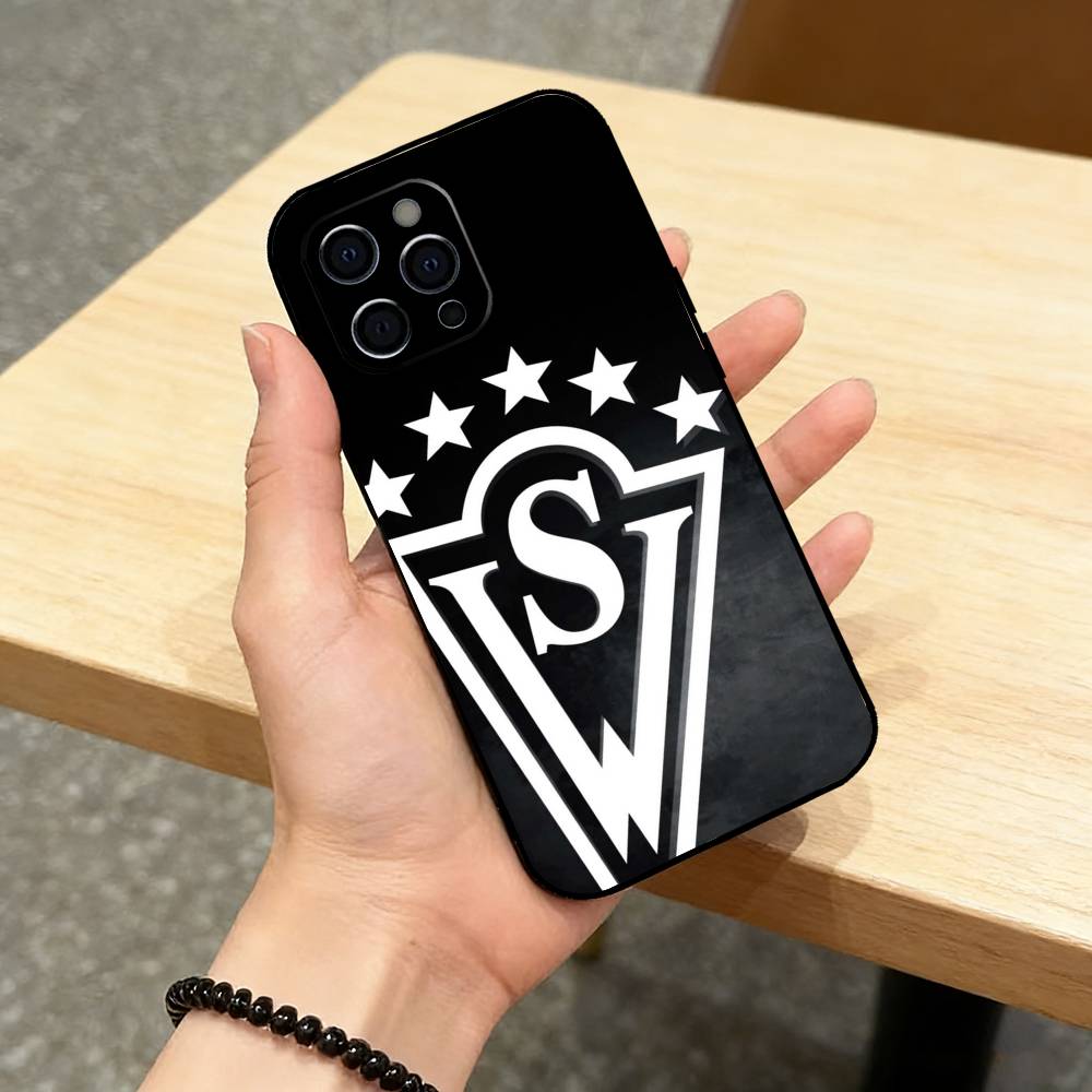 Cool S-Santiago W-Wanderers-1892 Phone Case For iPhone 17,16,15,14,13,12,11 Plus,Pro Max,XS,Soft Silicone Black Cover