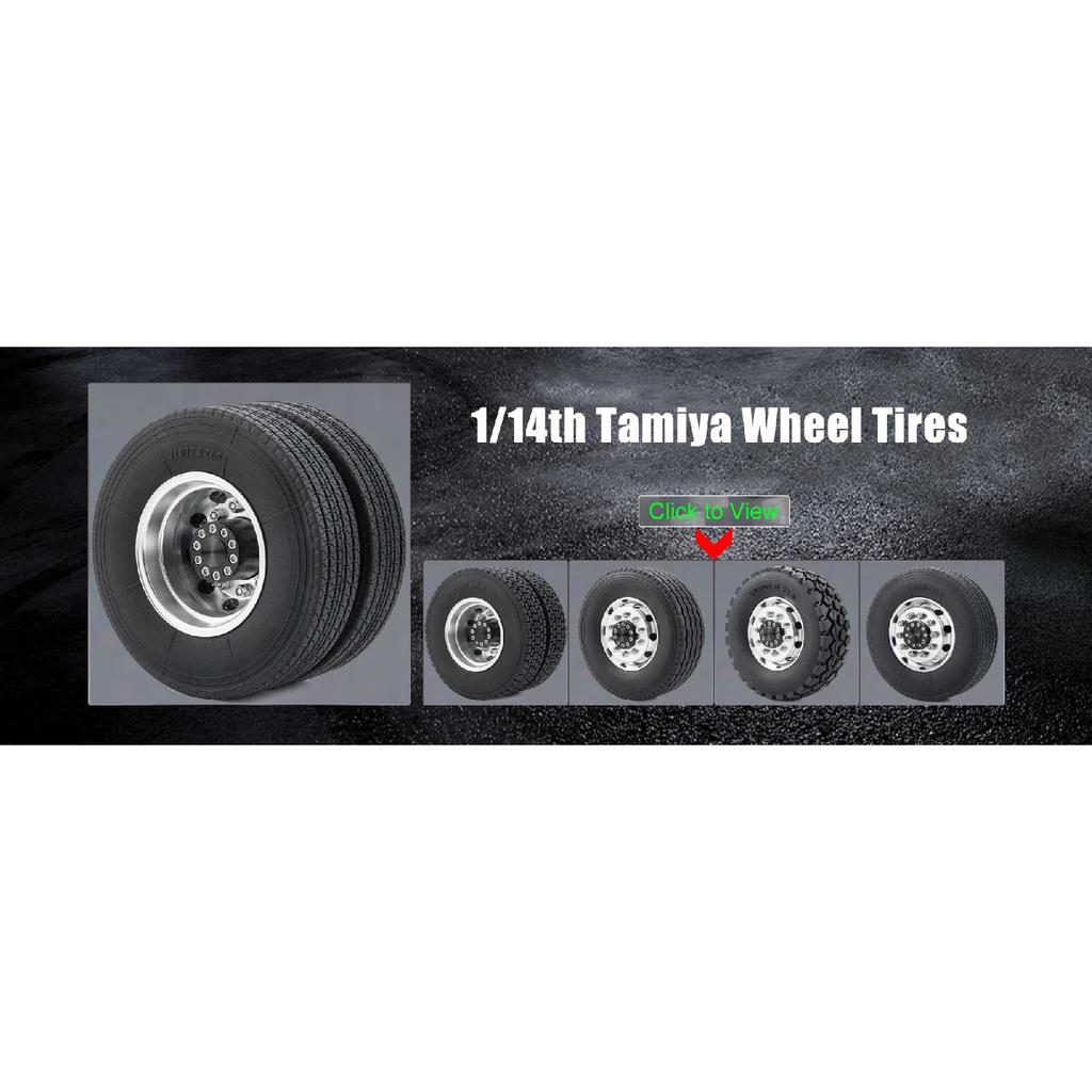 TRINOOD Metal Alloy Front&Rear Differential Axle Built-in Steel Gear for Tamiya Truck 1/14 RC Tow Drag Trailer Tractor Parts