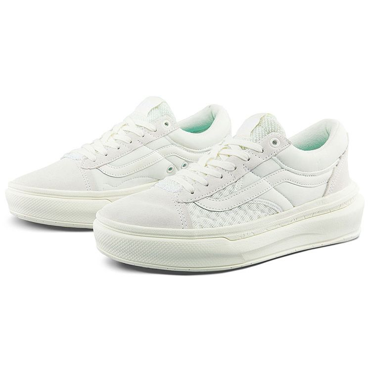 Vans Белые светло-коричневые кроссовки унисекс Old Skool Overt Plus ComfyCush VN0A4BVLQC5