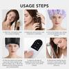 Home Salon Hair Steamer Cap Women Electric Portable Heating Hat Hair Oil Baking Mask Cap 3 Timer Deep Conditioning Bonnet Black