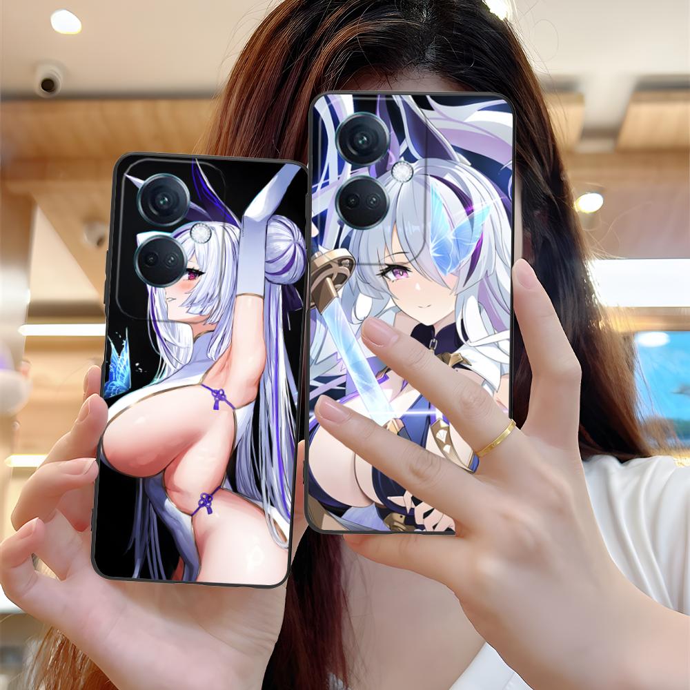 Матовый ТПУ чехол для мобильного телефона Azur Lane Unzen для OPPO Reno 14 13 12 11 10 9 8 7 6 5 F T Pro 5G Цветной печатный чехол