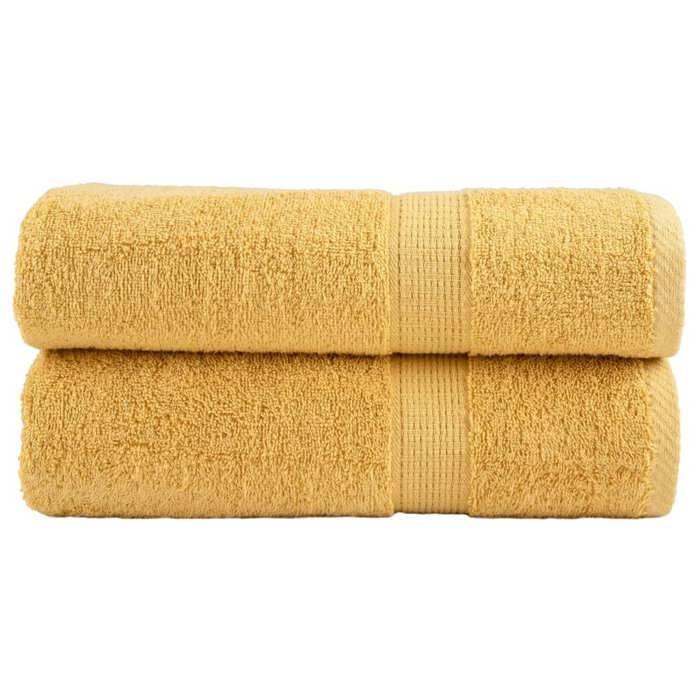 VidaXL Serviettes de Douche de Qualité Supérieure 2 pcs, Draps de Bain, Serviettes d'Invité, Serviettes de Salle de Bain 137284
