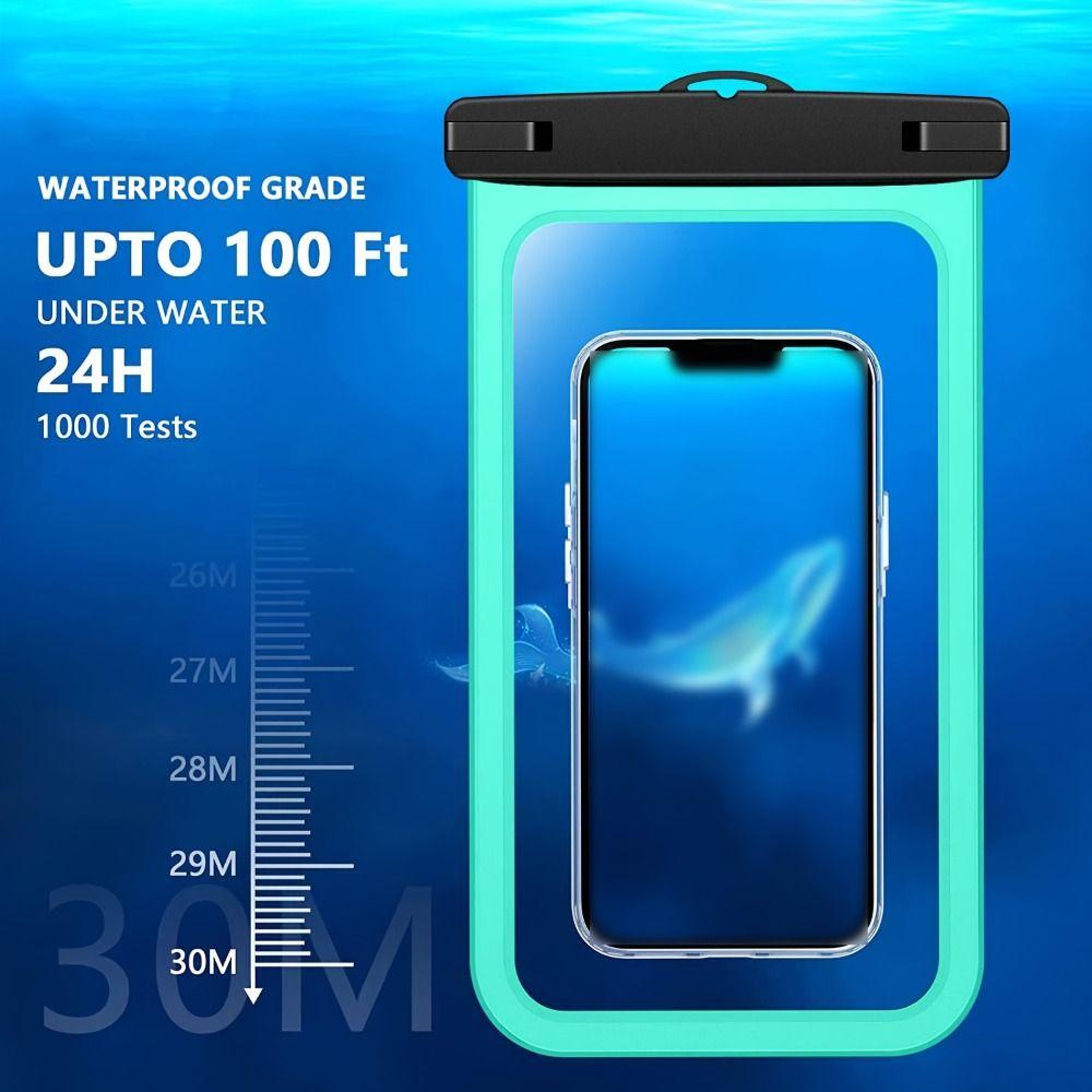 Waterproof Mobile Phone Bag Large Capacity Underwater Dry Bag Phone Protector Pouch Beach Diving