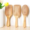 Бамбуковая массажная расческа для кожи головы с воздушной подушкой, антистатическая