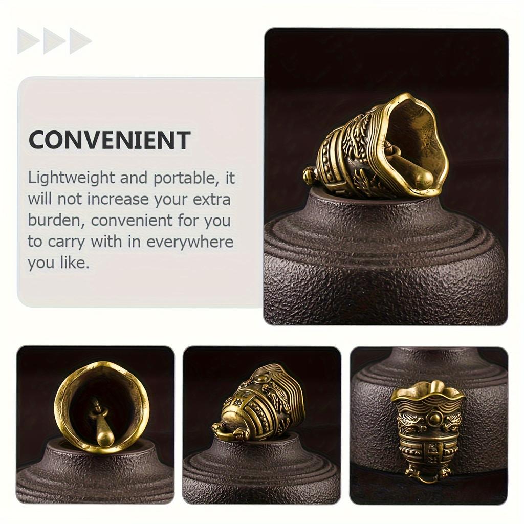 Набор из 2 предметов, декоративный подвес в форме колокольчика, ретро декоративное украшение ручной работы, ретро декоративный уникальной формы в виде колокольчика, подвесное украшение