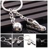 Keychain Metal Ring Keyfob Soccer Shoes Keyring
