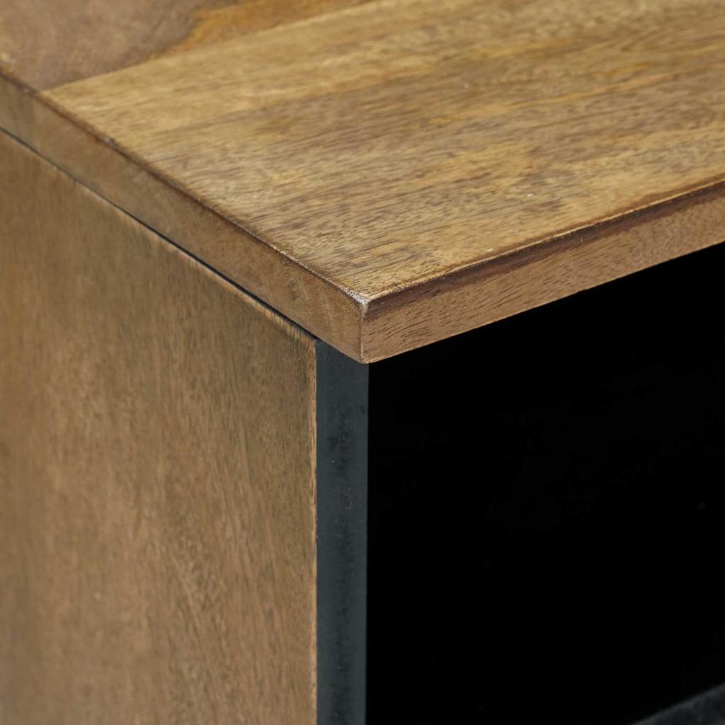 TV Cabinet Brown 100 x 33 x 46 cm Solid Mango Wood