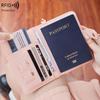 Многофункциональный дорожный держатель для паспорта и документов с RFID-защитой и съемным шнурком
