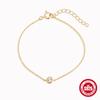 S925 Sterling Silver Fashion Minimalist Four-Claw Diamond Classic Basic Bracelet Bracelet Source