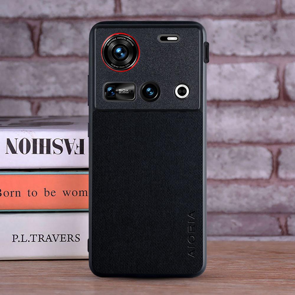 Чехол для Nubia z70 z60 ultra nubia z60S Pro funda Мягкий Мастер Жесткий Текстильная Кожа Модный Чехол для Телефона для nubia z70 ultra Чехол