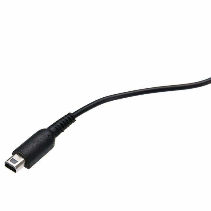USB Charger Cable - Nintendo - 3DS XL / 3DS / 2DS / DSi XL - 1.2m - Black - Adapter