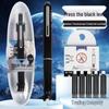 Dotstone Time Capsule Fountain Pen for Students - DS-784, Replaceable Ink Cartridge, Beginner Calligraphy, Small Door Press.