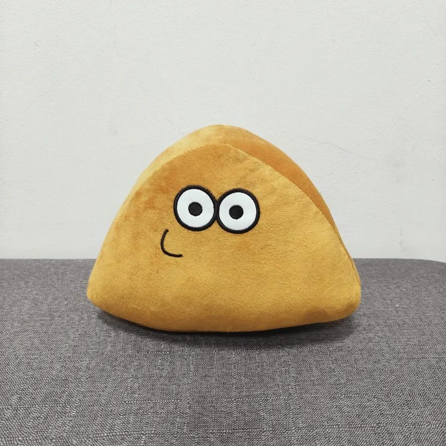 8,6 дюйма/22 см Плюшевая игрушка-пришелец Pou Розовое улыбающееся лицо Плюшевая игрушка Furdiburb Эмоциональный пришелец Большие глаза Плюшевая игрушка Мягкая игрушка Кукла Pou