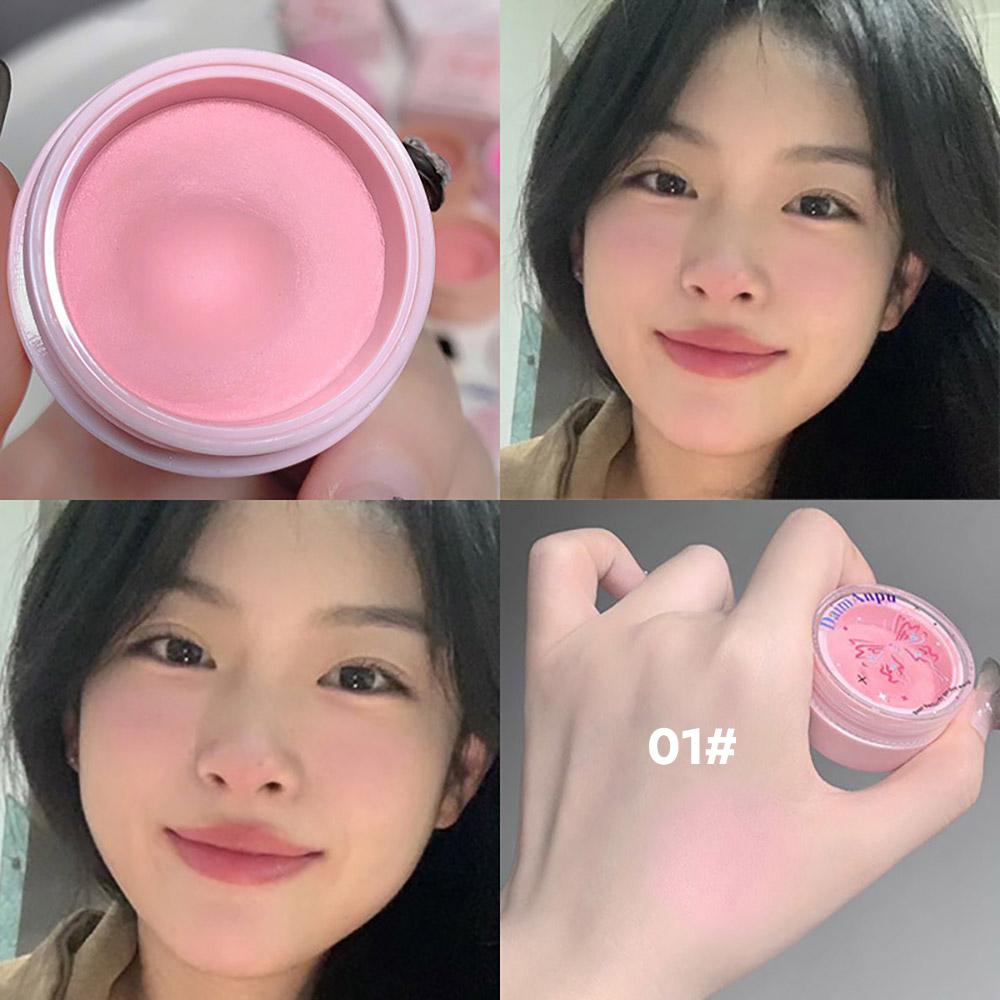 Airy Blush Clay Pigmented Powdery Cream Blusher DaimAnpu Long-Stating Tender Look Uplifting Color Matte Girlish Blush