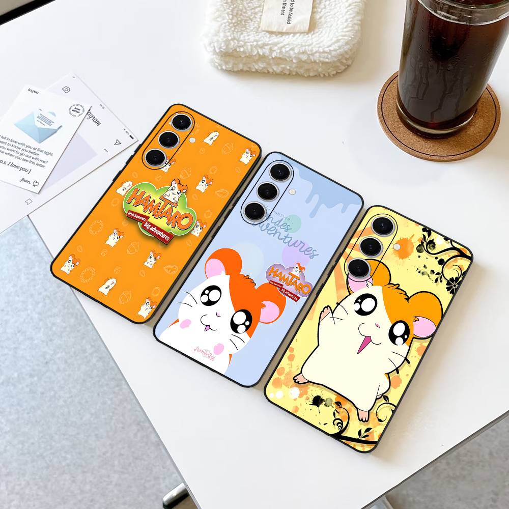 Хамтаро Милый Хомяк Каваи Милый Чехол Для Телефона Для Samsung S 24 Fe 25 Ultra Plus 20 Lite 21 30 22 23 24 22 Ultra 5G Fundas