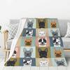 Cartoon frog mushroom Printed Blanket for Sofa Bed Travel Camping Living Room Office Conditioning Blanket for All Seasons Gifts