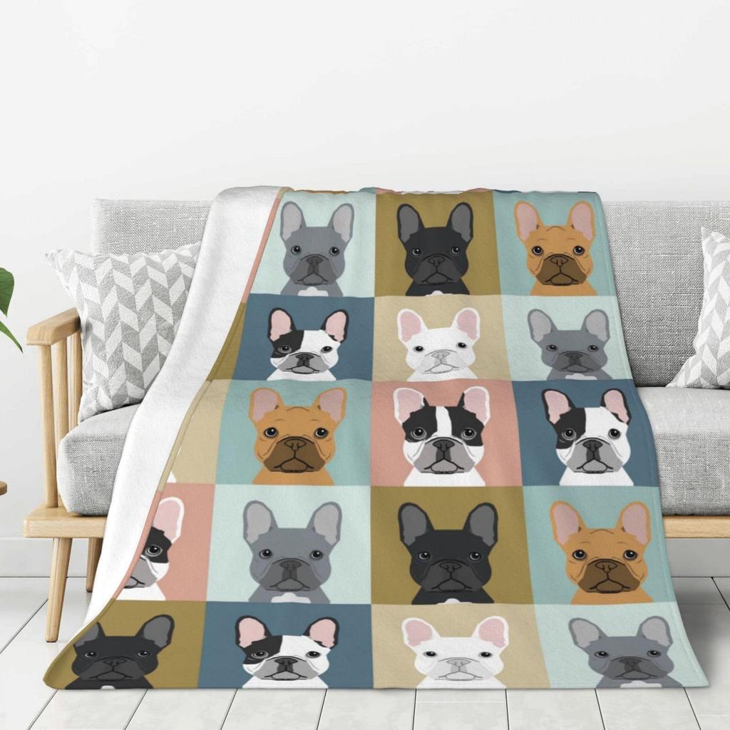 Cartoon frog mushroom Printed Blanket for Sofa Bed Travel Camping Living Room Office Conditioning Blanket for All Seasons Gifts