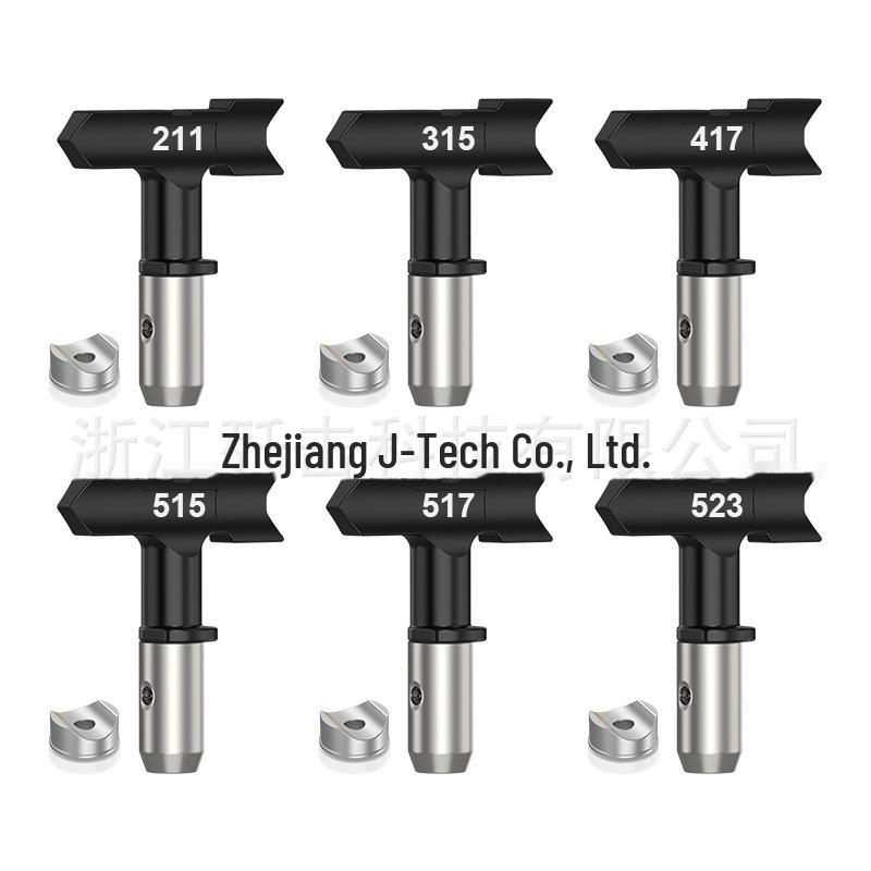 Комплект безвоздушного распылителя высокого давления: Форсунка, седло «утконос», труба, фильтр распылителя, удлинительный стержень.