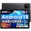 New for Android 15 Large Screen Model with To 1TB 7000mAh PD18W 5G Bluetooth Facial Wireless Widevine L1 and 2025 Tablet. 10-inch Wi-Fi 16GB+128GB+Up