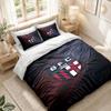 Bedding Set 1 Duvet Cover 2 Pillowcases Bologna FC Print Bedroom Home Decoration
