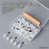 Одноразовая кисть для dipping-маникюра Мини-кисть для замены лака для ногтей Заменяющая жидкость Мягкая щетина Плоская кисть-ручка