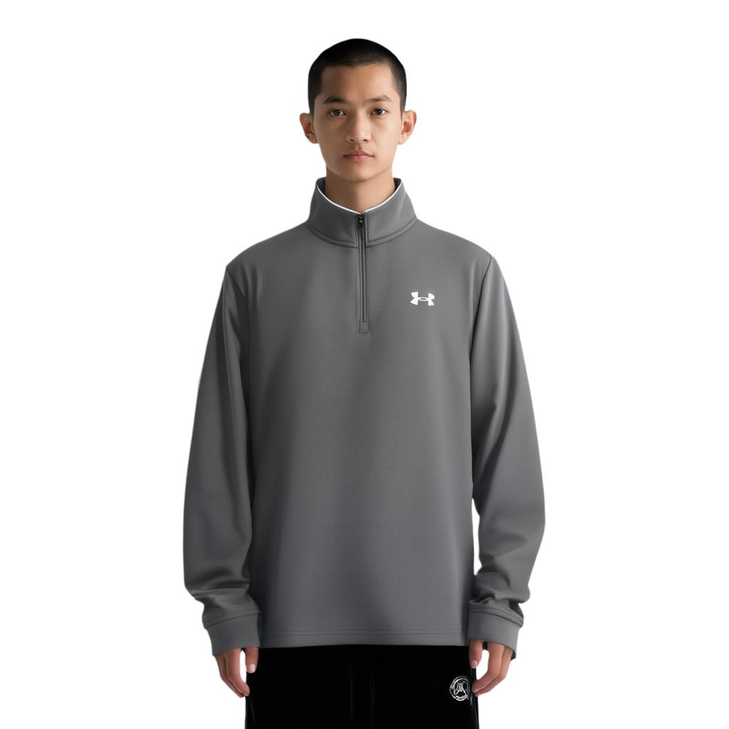 Under Armour Матч-плэй Легкая тренировочная толстовка для гольфа Удобная дышащая мягкая толстовка на молнии 1/4 Мужская толстовка 6010892-025