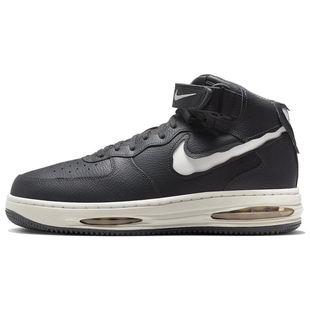 Nike Nike Air Force 1 Evo Remastered Mid Top Скейт-обувь Мужская Черно-белая FB1374-001