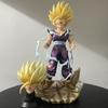 Аниме Dragon Ball Z Фигурка Son Gohan Игрушки с Двумя Головами 26 см DBZ SSJ 2 Фигурка Супер Сайян Модель Коллекция GK Статуя