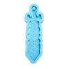 Shiny Glossy Dice Sword Shape Keychain Silicone Epoxy Resin Mold DIY Ornament Pendant Jewelry for Valentine Gift Craft