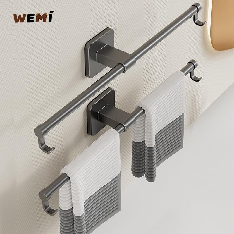 35/45/55 см вешалка для полотенец, вешалка для полотенец, держатель для банных полотенец, настенная подвесная штанга для полотенец, алюминиевая полка для ванной комнаты, кухонная полка для хранения