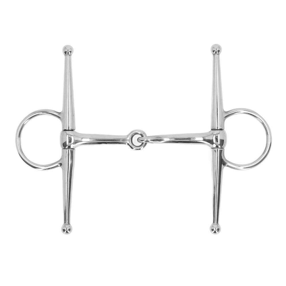 Ring Style Full Cheek Bit Jointed Design Horse Mouth Bit Horse Snaffle Bit Equestrian Training