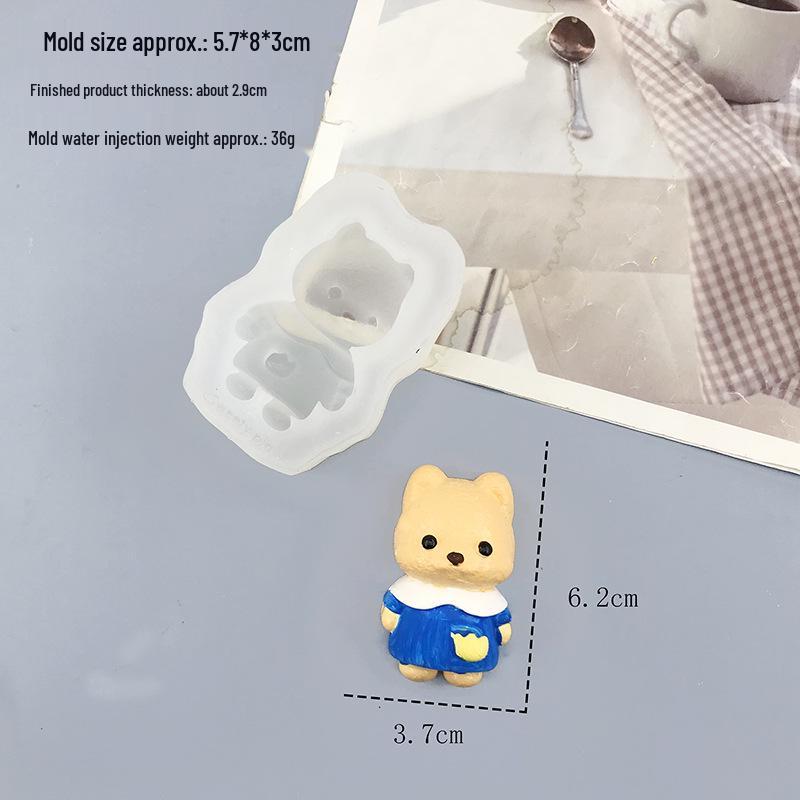 Silicone Resin Molds: Sylvanian Families School Uniform Animal Series