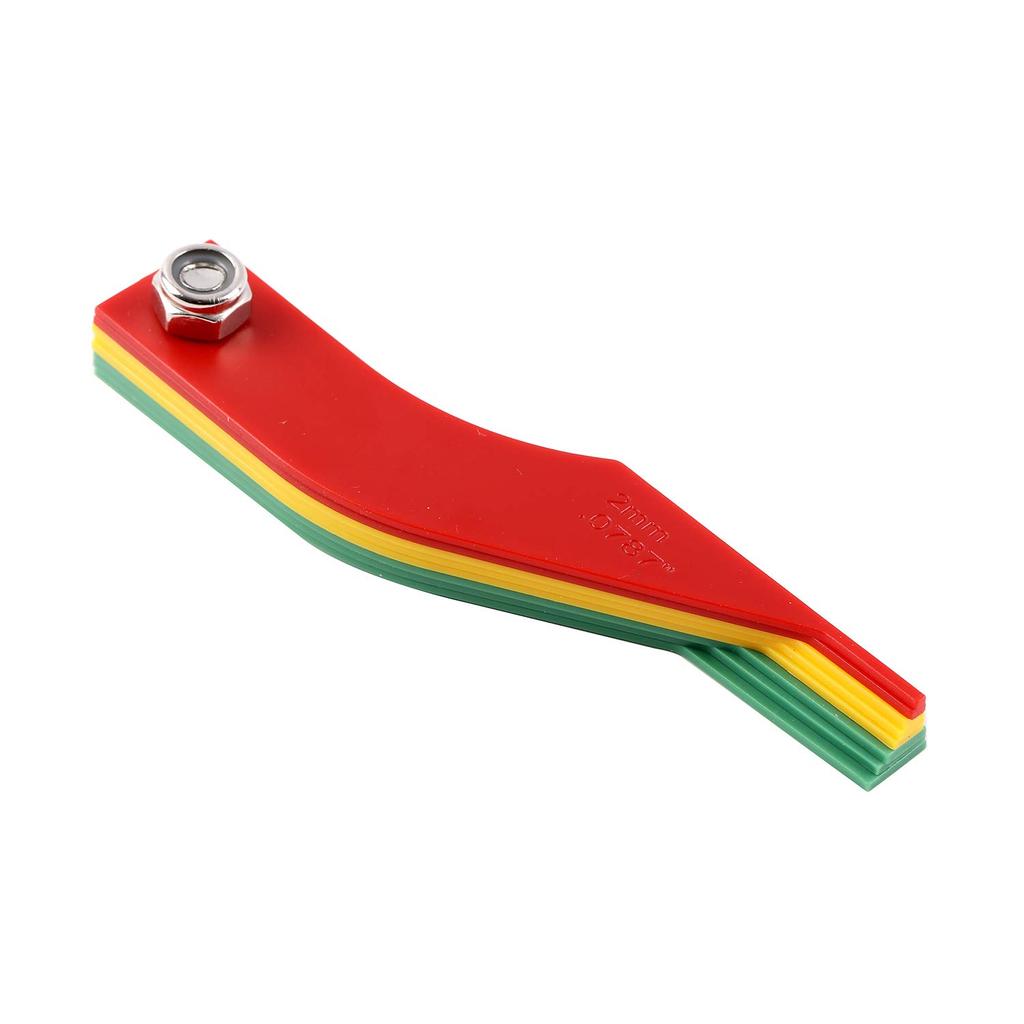 GODESON Brake Lining Thickness Gauge Automotive Brake Pad Feeler Tool Set Gauge for Car Truck