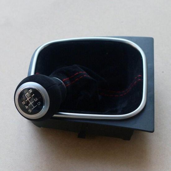 6 speed gear shift knob With Boot For VW Jetta 6 A6 MK6 GLI 2011 2012 2013 2014