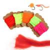 1/5Packs Egg Yarn Fly Tying Material Synthetic Fibers For Tying Baitfish Lure Glow Bug Minnow Fish Streamer Trout Samlon Flies