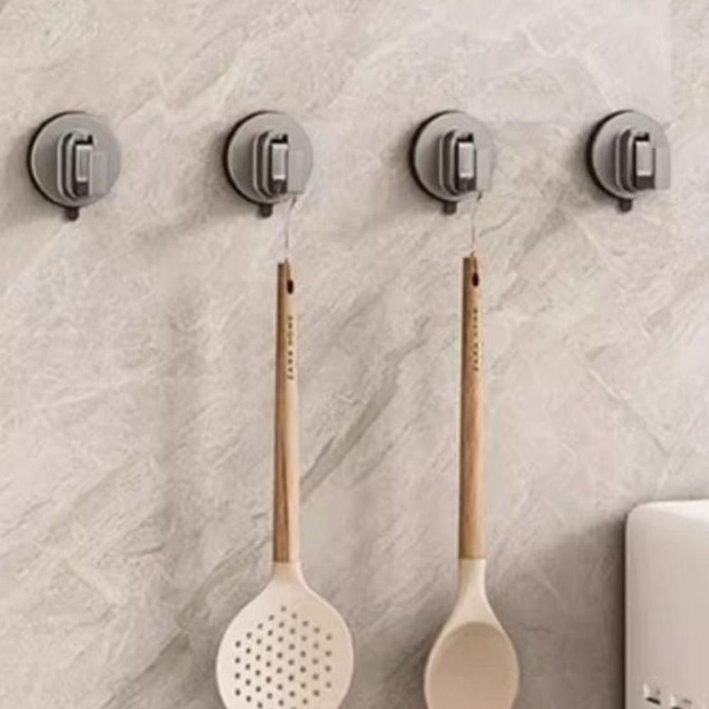 2 шт. Настенные крючки на присосках, Сильные вакуумные вешалки для одежды, Бытовые крючки для душа, Кухня