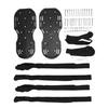 Lawn Aerator Shoes with Straps Adjustable Design Pre-Assembled Heavy Duty Spiked Sandals Aerator Lawn Tools