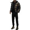 HUGO BOSS Knitted Sweatpants Men's Black Moderate Cuffed Pants 50481345-001