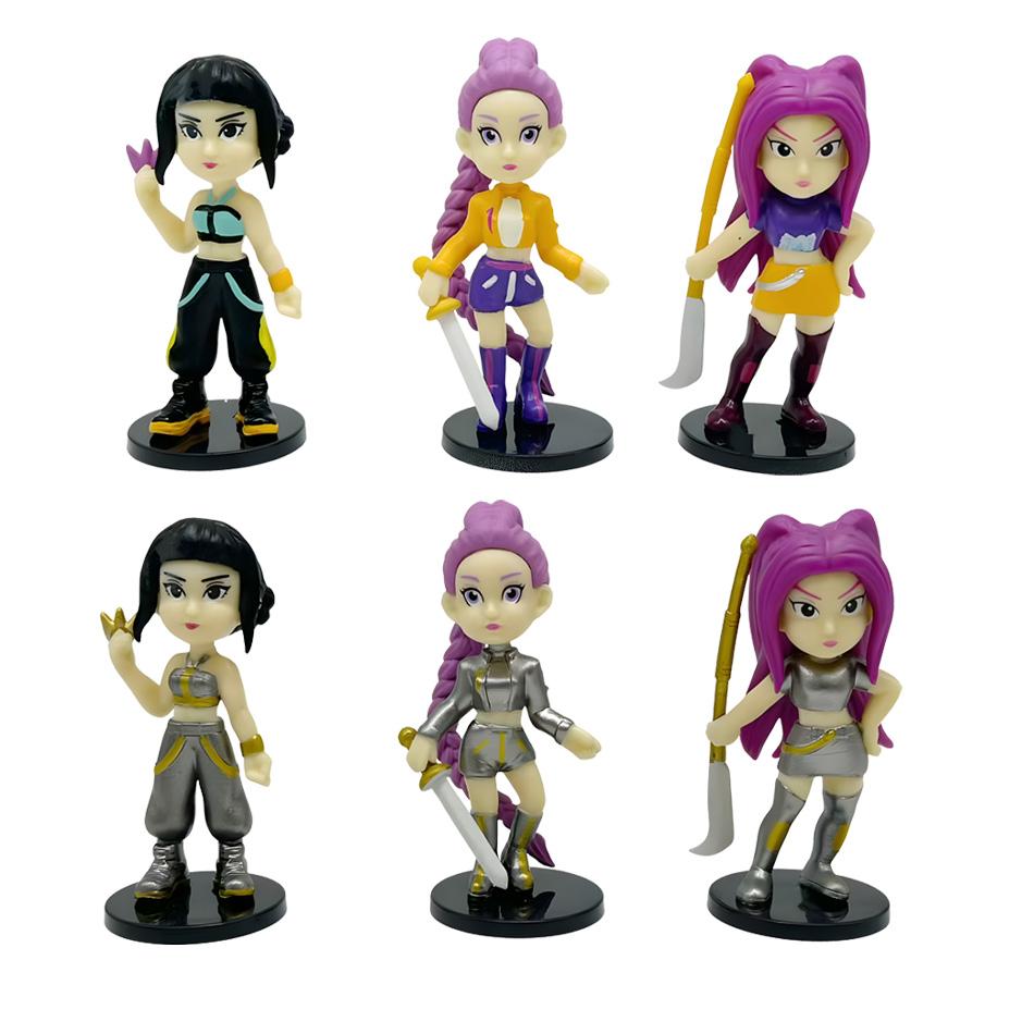 caliente Anime KPop Devil Hunter muñeca vinilo juguete Rumi Mira personaje vinilo máscara ornamento juguete