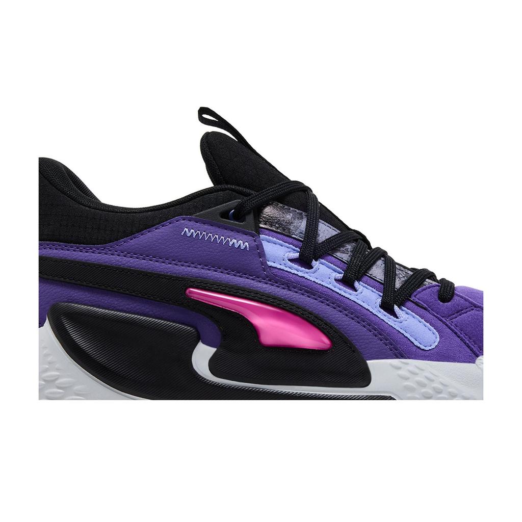 Puma Court Rider Chaos 'Dark' (Unisex) Black / Team Violet Basketball Shoes 378418 01