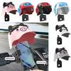 Cartoon Small Helmet Rider Phone Stand Sunshade Phone Bracket  for Motorcycle Accessories