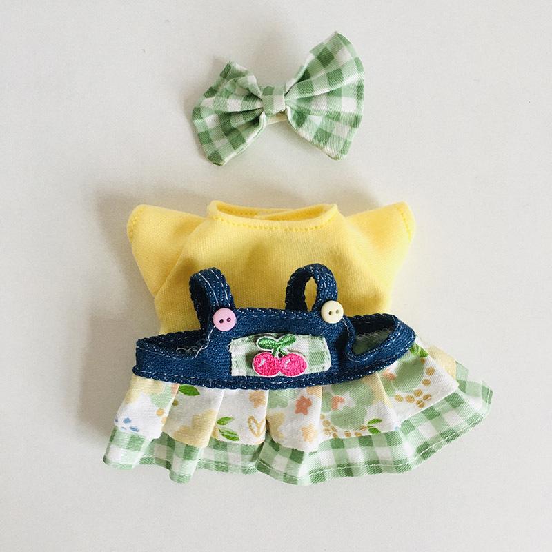 Cute 17cm Vinyl Plush Doll Outfits Blind Box - LaBuBu Pendant Dress Accessories