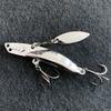 Silver Gold Metal VIB Lure Metal Artificial Bait Fishing Accessories Sinking Spinner Spoon  Fishing