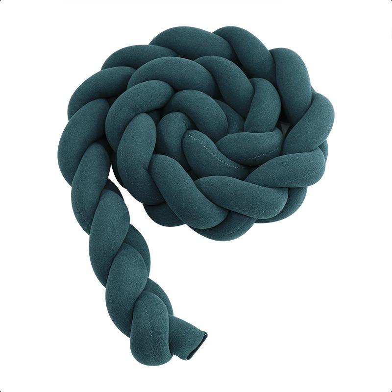 3 косы из узловатых плетеных полос для детской комнаты, бортик для кроватки материнского и младенческого класса, противоударная полоса, защитное ограждение