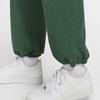 Nike Sportswear Club Fleece Solid Color Drawstring Warm Straight Leg Casual Pants Men Bottoms Fir-Green White FZ0900-323