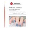 UV Gel Polish Painting Professional Nail Design Tool Wooden Nail Art Brushes Fine Liner Brush for Thin Details